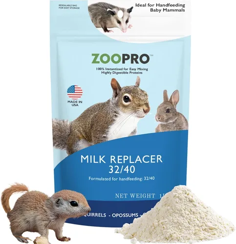 Miniatura 6 de Sustituto de leche – Fórmula saludable en polvo ideal para ardillas bebés, conejos, zarigüeyas, mapaches 100% instantánea para mezclar proteínas
