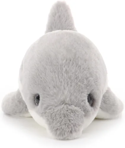 Miniatura 7 de Apricot Lamb Juguetes de peluche del océano, delfín gris, animal marino, suave, perfecto para niñas y niños (delfín gris, 12 pulgadas)