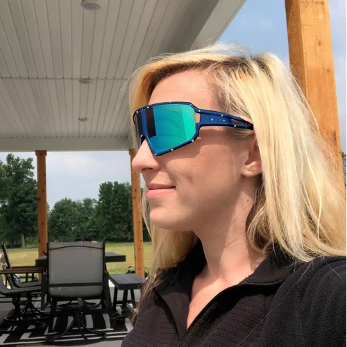 Miniatura 2 de SPOSUNE Gafas de sol polarizadas de ciclismo para hombres y mujeres, UV400, gafas deportivas para bicicleta, béisbol, correr, MTB C18