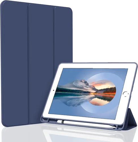Miniatura 12 de Funda para iPad Air 3 / Pro de 10.5 pulgadas, ligera, delgada y suave TPU con soporte de triple pliegue, función de reposo/encendido automático