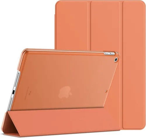 Miniatura 10 de JETech Funda para iPad de 10.2 pulgadas (modelo 2021/2020/2019, 9/8/7 generación), cubierta con activación/suspensión automática (beige)