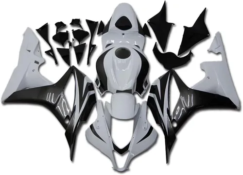Miniatura 11 de Carenado negro brillante para Honda 2007 2008 CBR600RR CBR 600RR nueva inyección ABS plásticos cuerpo kit cuerpo trabajo 07 08