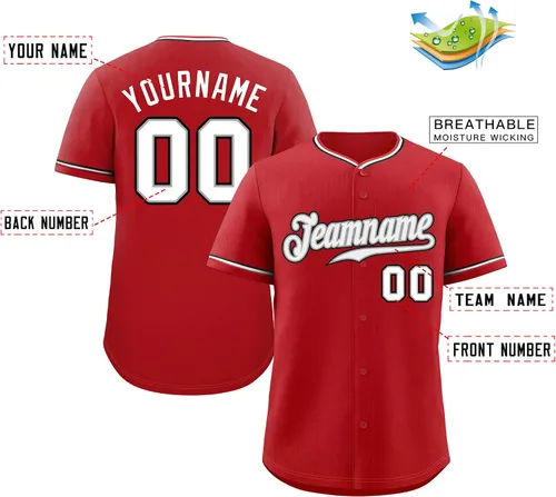 Miniatura 2 de Camisetas deportivas de jersey de béisbol personalizadas, nombre del equipo, número de logotipo, regalo para fanáticos adultos y jóvenes