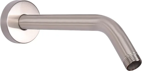 Miniatura 10 de Brazo de ducha HarJue con brida y cinta de teflón, brazo de extensión de tubo de ducha montado en la pared de acero inoxidable 304 para cabezal