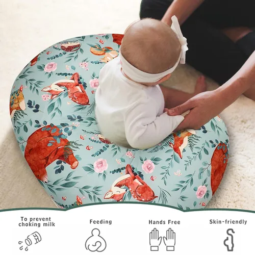 Miniatura 3 de TANOFAR Fundas de almohada de lactancia, funda de almohada de lactancia materna para bebés niños y niñas, funda de almohada de lactancia de bosque