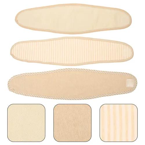 Miniatura 9 de Healifty Paquete de 3 bandas para el vientre de bebé de algodón suave, protector de vientre ajustable para el cordón umbilical transpirable