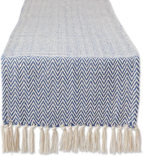 Miniatura 16 de DII Woven Basic - Camino de mesa Chevron de la colección de mesa, 15 x 72 pulgadas, gris