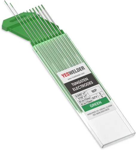 Miniatura 22 de YESWELDER - Electrodo de tungsteno para soldadura TIG, ceriado al 2%, de 1/16 x 7 pulgadas (gris, WC20/EWCe-2), paquete de 10