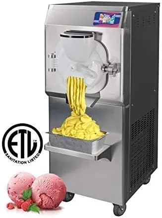 Miniatura 3 de Kolice Certificado ETL comercial máquina de helado duro, helado duro helado que hace la máquina, máquina de hielo italiano, fabricante de helado