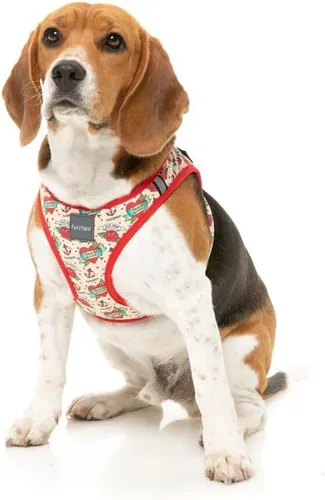 Miniatura 3 de FuzzYard Ink'd Up - Arnés para perro con diseño de tatuaje de la vieja escuela (extra extra pequeño)