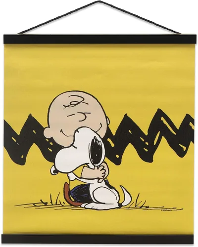 Miniatura 19 de Peanuts Snoopy Be Happy - Decoración redonda de madera para colgar en pared, divertido letrero de Snoopy para decoración del hogar, gran idea de Azul