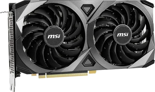 Miniatura 2 de msi Tarjeta gráfica GeForce RTX 3070 LHR 8GB GDRR6 256-Bit HDMI/DP Nvlink Torx Fan 2 Ampere Architecture OC (RTX 3070 Ventus 2X 8G OC LHR)