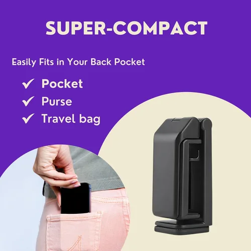 Miniatura 2 de Phone Loops Soporte universal para teléfono manos libres, rotación 360, compacto y apto para viajes, adecuado para teléfonos inteligentes