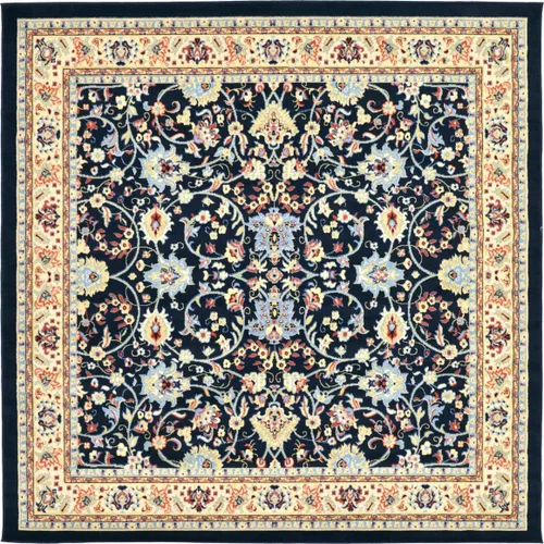Miniatura 24 de Unique Loom Colección Sialk Hill - Alfombra de área Washington (7' 10" x 10' Rectángulo Burdeos/Crema)