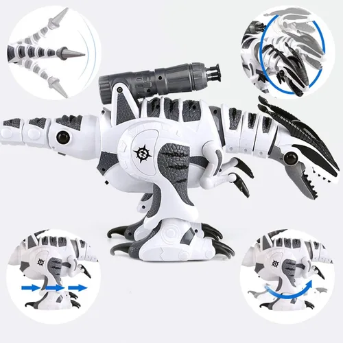 Miniatura 4 de Fistone RC Robot Dinosaurio Inteligente Interactivo Juguetes de Control Remoto Electrónico Robot que Camina, Baila, Canta con Modo de Lucha