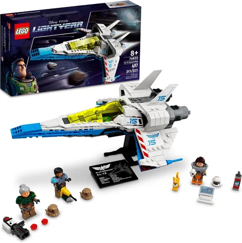 LEGO Disney Pixar's Lightyear XL-15 Spaceship 76832 Modelo para construir, juguete del espacio exterior con minifigura Buzz, figura de Sox el gato,