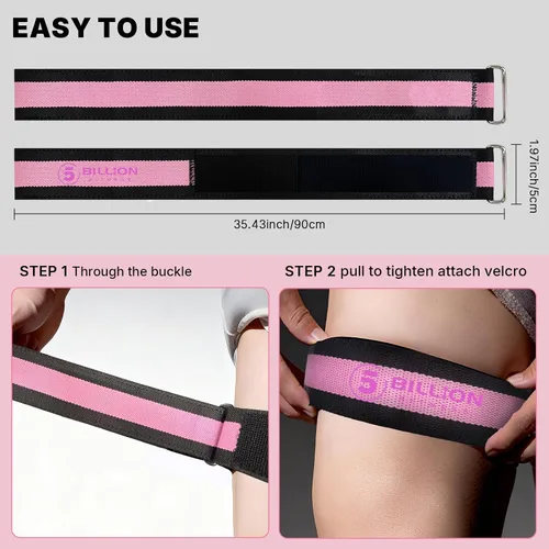 Miniatura 3 de BFR - Bandas para glúteos para mujer, bandas de restricción de flujo sanguíneo para construcción de cadera y piernas, bandas de entrenamiento