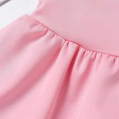 Miniatura 5 de Baby Girl Tutu Dress Summer Sleeveless Ruffle Princess Birthday Party Dresses Flower Bowknot Sundress with Headband Set