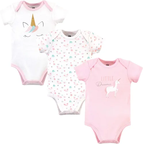 Miniatura 252 de Hudson Baby baby-girls Cotton Bodysuits 3-pack