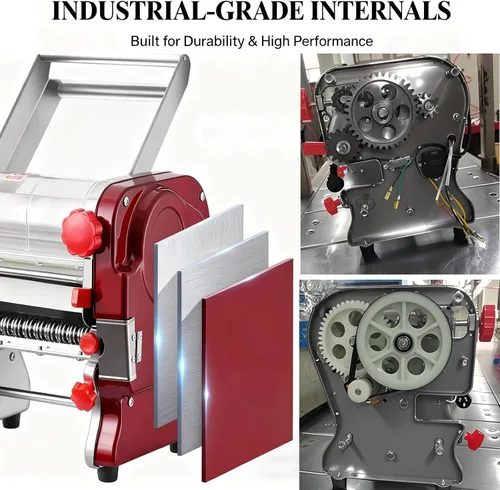 Miniatura 7 de XINGYUEXUAN Pasta eléctrica que hace la máquina el rodillo comercial de la masa del fabricante de espagueti de los fideos con el cortador de 0.079