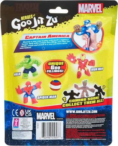 Miniatura 6 de Heroes of Goo Jit Zu Paquete de héroe Marvel con licencia - Iron Man, multicolor (41056)