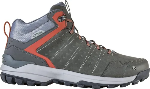 Miniatura 2 de Oboz Sypes Mid Leather Botas impermeables para hombre, color plomizo, talla 15, mediana, plomizo