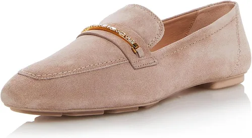 Stuart Weitzman Mocasines Crystal Deco Jet para mujer, estilo sin cordones, con silueta de puntera tipo mocasín, mocasines ligeros y cómodos