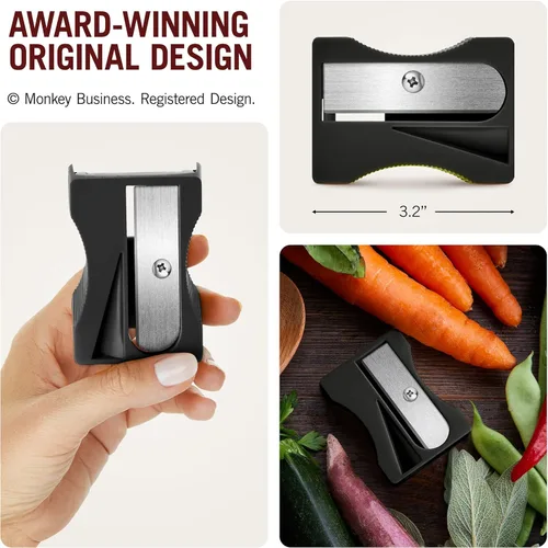 Miniatura 4 de Karoto - Afilador de zanahorias Pelador de verduras Pelador de verduras y peeler de pepino Divertidos utensilios de cocina de una serie