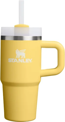 Miniatura 180 de Stanley Quencher H2.0 - Vaso de acero inoxidable con asa, pajilla y tapa FlowState giratoria de 3 posiciones; aislamiento térmico, sin BPA; apto