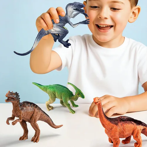 Miniatura 3 de Kiddiworld Juguetes de Dinosaurio para Regalos de Niños de 3 4 5 Años, Juguetes de Dinosaurios para Niños 3-5-7, Figuras de Dino Tapete de Juego