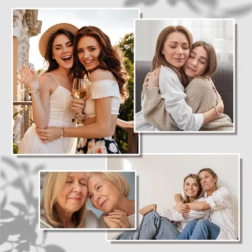 Miniatura 7 de Risyfjew Regalos para mujeres, pulseras curativas de piedra natural, regalos inspiradores para mejores amigas, hermana, mamá, niñas y ella