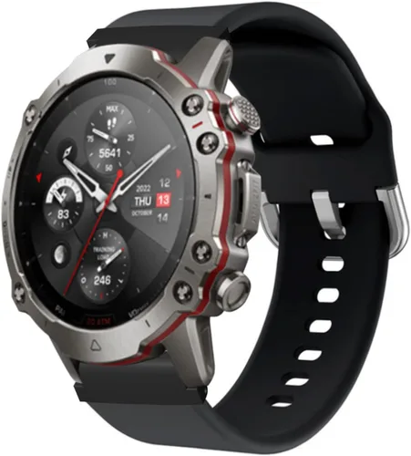 Miniatura 11 de Correas de reloj Amazfit Falcon para mujeres y hombres, correas de repuesto de silicona ajustables y duraderas para reloj inteligente Amazfit Falcon