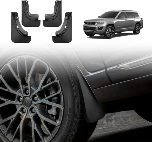 Miniatura 9 de Muslogy para Grand Cherokee 2025 2024 2023 2022 Guardabarros Delantero y Trasero Sin Necesidad de Perforación Compatible con Guardabarros para Jeep