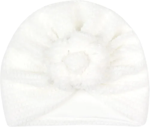 Miniatura 25 de Gorro de punto para bebé con lazos lindos turbante para envolver el sombrero (MZ6)