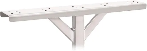 Salsbury Industries 4885WHT Esparcidor de buzón de correo de 5 anchos con 2 brazos de apoyo, color blanco