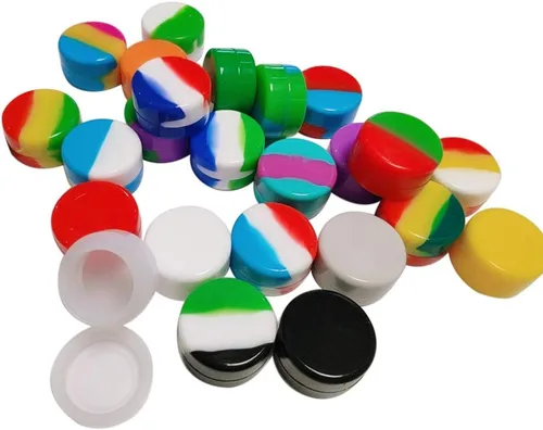 Miniatura 11 de Gentcy contenedores de silicona para aceite de cera concentrado, 3 ml, Multicolor