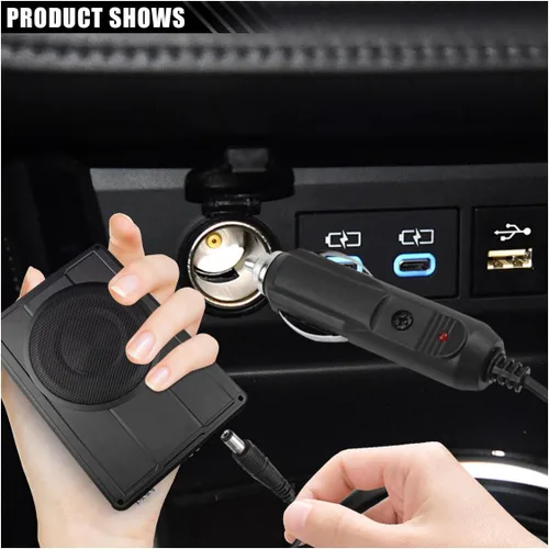 Miniatura 6 de Adaptador de cargador de coche de 12 V, compatible con cojín de masaje de cuello y espalda, encendedor de cigarrillos, cable de enchufe macho