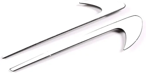 Miniatura 4 de 2 unids ABS estilo fibra de carbono coche lado Fender Trim Accesorios para Mercedes Benz Clase E W213 Clase C W205 Refit E63S AMG (fibra de carbono)