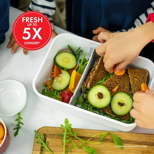 Miniatura 2 de ZWILLING Fresh & Save - Lonchera de plástico, recipiente hermético para almacenamiento de alimentos, contenedor de preparación de comidas, sin BPA