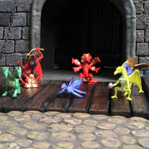 Miniatura 2 de Safari Ltd. Lair Of The Dragons Collection 1 Designer Toob - 6 figuras de dragón en miniatura para juegos temáticos de fantasía, niños, niñas