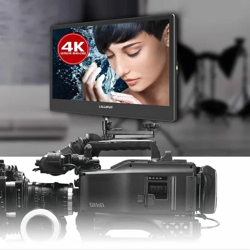 Miniatura 2 de LILLIPUT A12 Monitor de difusión 4K de 12.5 pulgadas 3840 × 2160 pantalla UHD, entrada y salida 3G-SDI, soporte multiseñal 4×HDMI, vista cuádruple