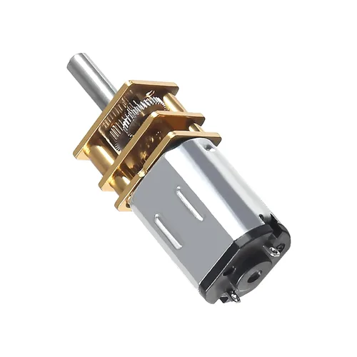 Miniatura 5 de 3 piezas DC 12V 1000RPM N20 Motor de reducción de velocidad de par de torsión de 0.118 in Mini motor de engranajes de metal con caja de engranajes