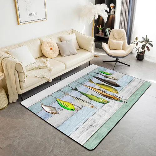 Miniatura 42 de Erosebridal American Flag Area Rugs 3x5 for Bedside Kitchen Army Green Camo Washable Rug Bear Claw Hunting Theme Decorative Accent Rug Camoflage