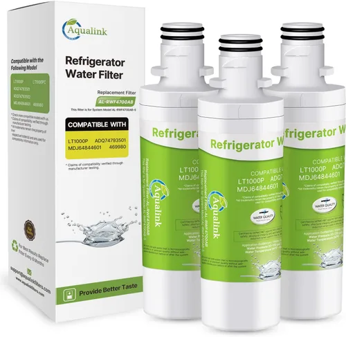 AQUALINK Repuesto RWF4700AC para LG LMXS28626D, LG LT1000P, ADQ747935, LFXS26973S, LMXS28626S, LMWS27626S, LFXS28596S, Kenmore Elite 9980, paquete