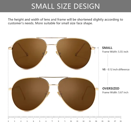 Miniatura 2 de SUNGAIT Women's Lightweight Oversized Aviator Sunglasses - Mirrored Polarized Lens