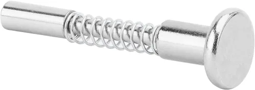 MroMax Pestillos de émbolo con resorte de acero inoxidable de 0.24 pulgadas, diámetro exterior de 0.16 pulgadas, diámetro de la varilla de 1.97