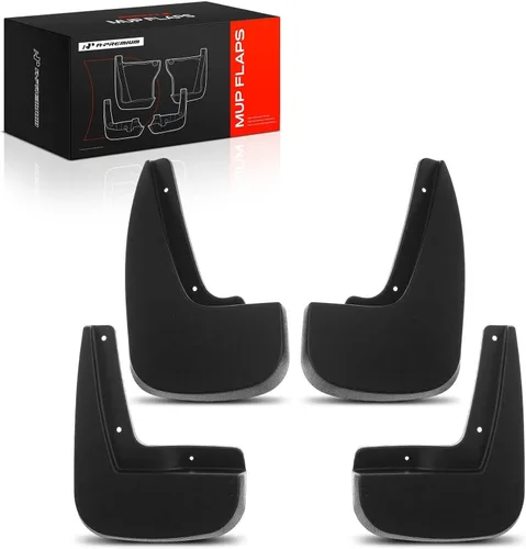 A-Premium Juego de 4 guardabarros con accesorios compatibles con Chevrolet Equinox 2010-2017, Sport Utility, (con guardabarros), delantero y trasero