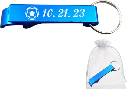 Miniatura 7 de El llavero personalizado para abrebotellas viene con bolsas, recuerdos de boda personalizados para invitados, abrebotellas grabados personalizados