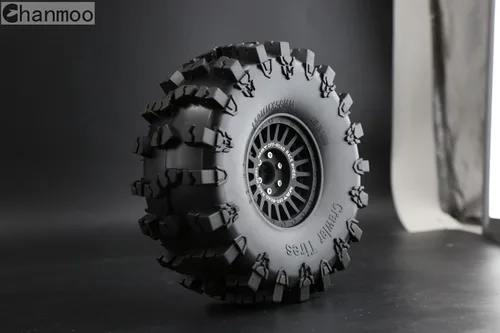 Miniatura 3 de 2.2 RC Crawler neumáticos de goma suave barro nieve nadador neumáticos OD 5.906 in para 1/10 RC Rock Crawler coche Axial SCX10 90047 D90 TF2 Tamiya
