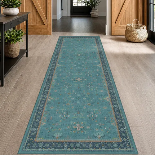 Miniatura 206 de Alfombra Boho Negra para Sala de Estar - Alfombra de Área Lavable de 10x14 Pies, Alfombras de Comedor para Debajo de la Mesa, Alfombra Suave de Pelo